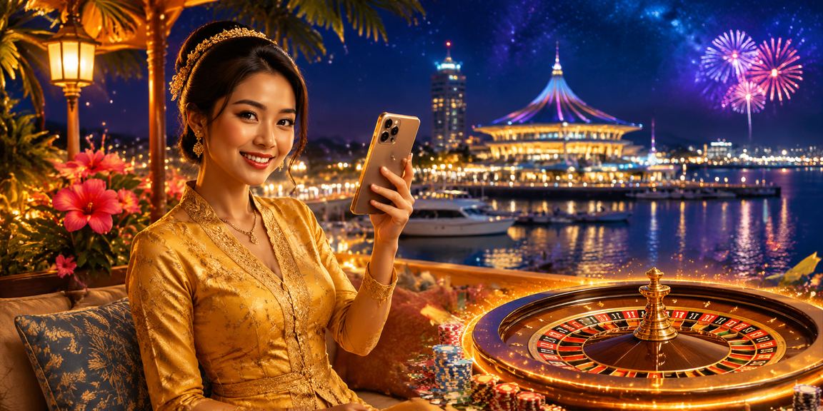 Permainan roulette gaya kebaya Malaysia dalam kasino dalam talian